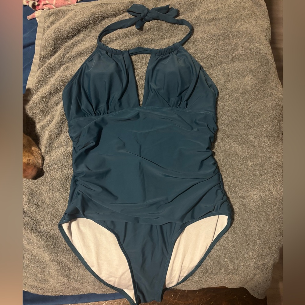 Teal One-Piece Swimsuit
